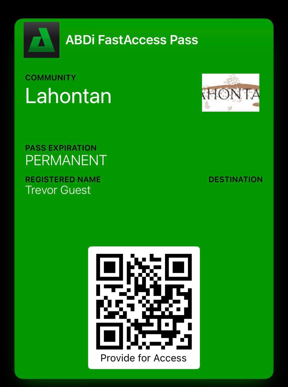 Lahontan ABDi FastAccess Pass